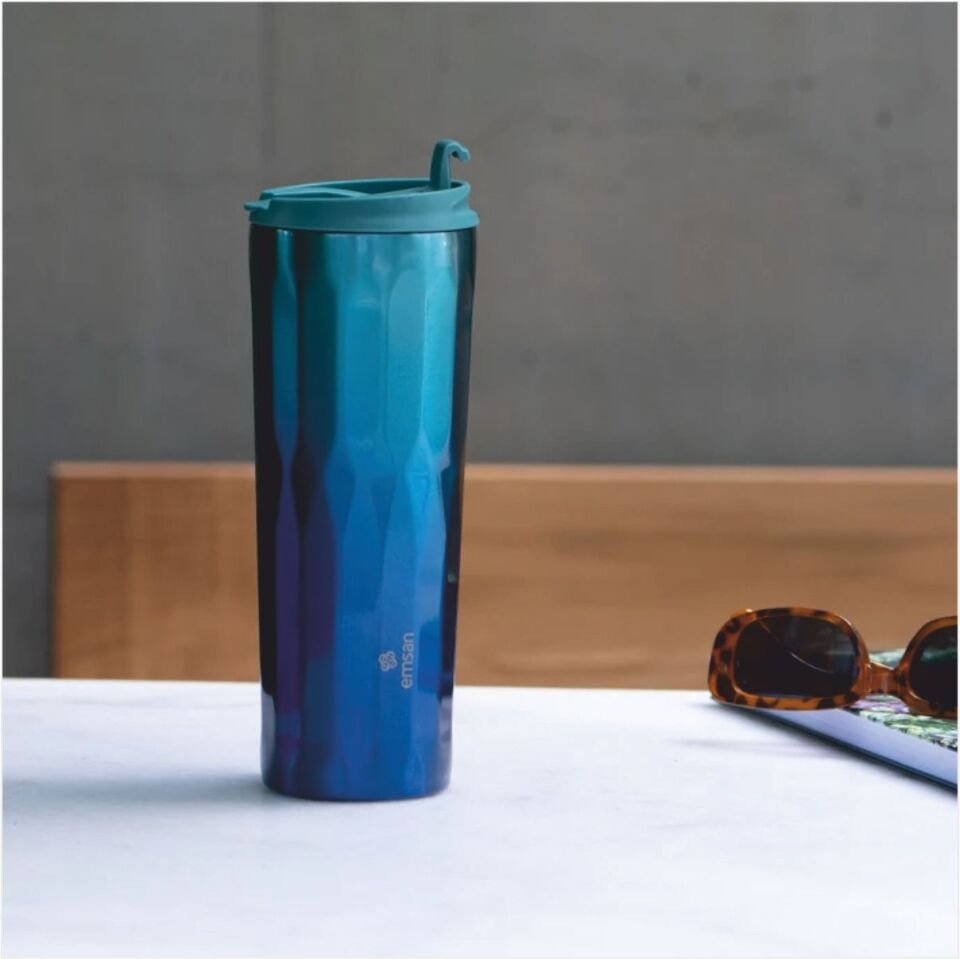 Emsan Crystal Termos Turkuaz