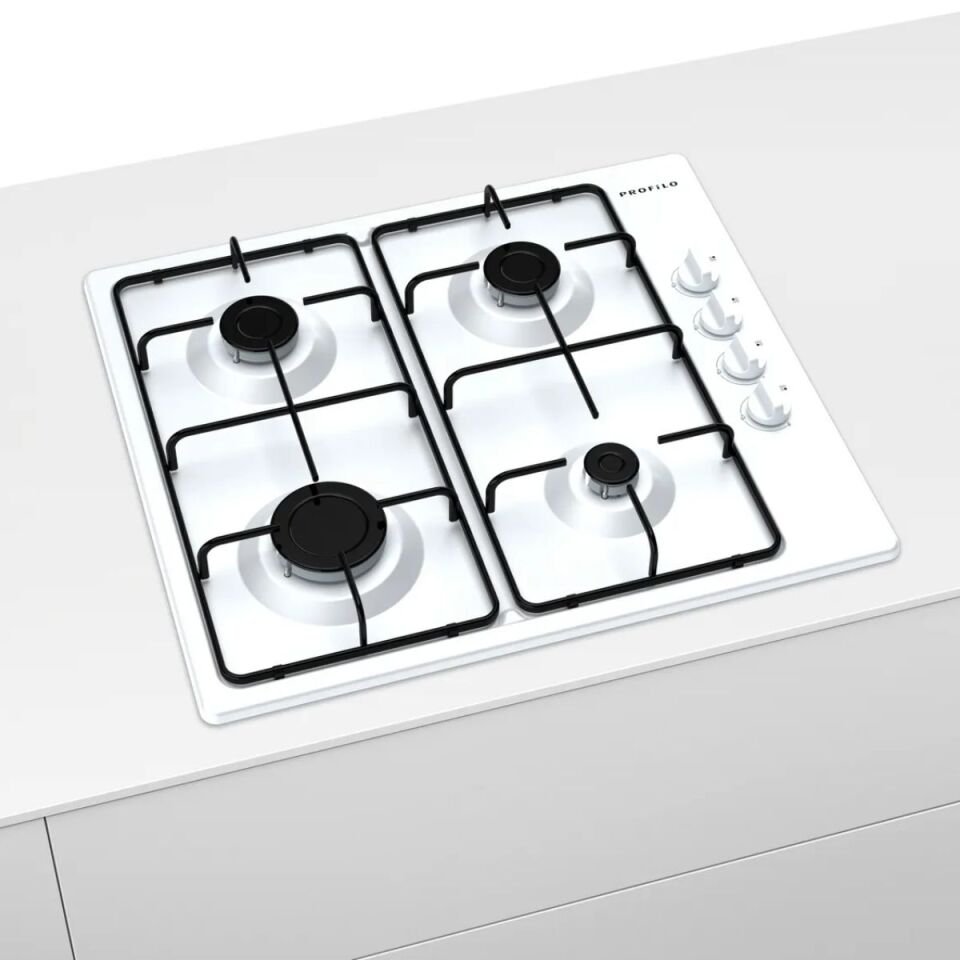 Profilo OB36P2B82D Beyaz Emaye Ankastre Ocak