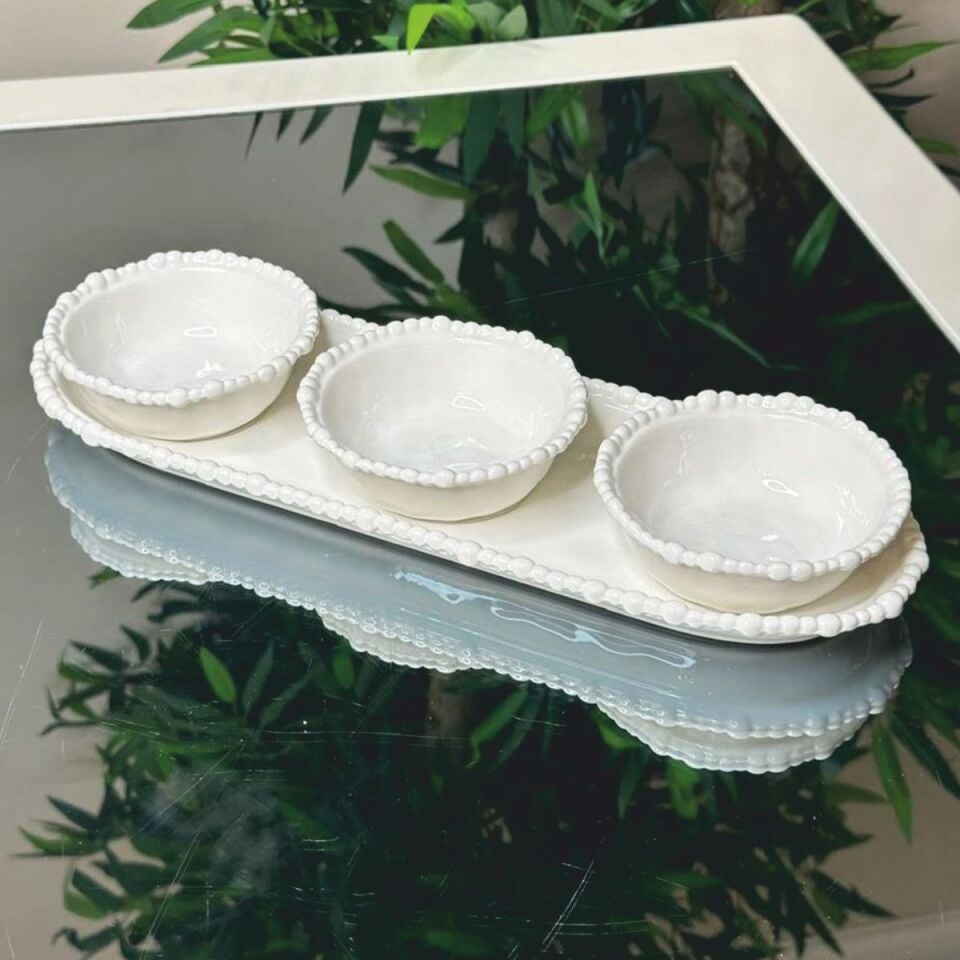 KRD HOME 3523* PİRAYE 4 PARÇA SUNUMLUK