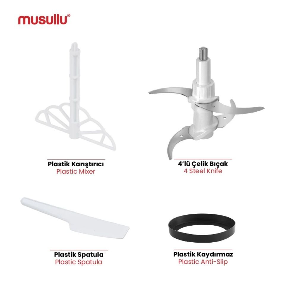 Musullu Msl-1227-2Ts Rondo Doğrayıcı