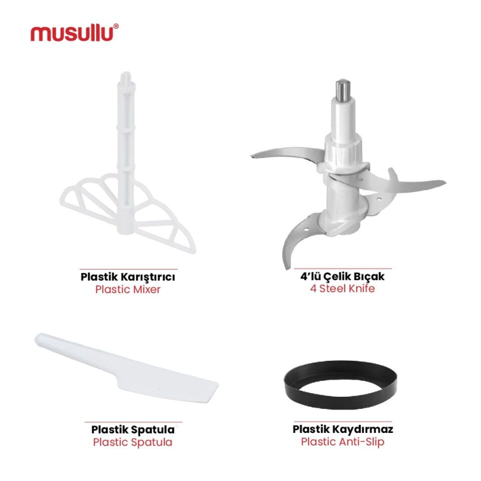 Musullu Msl-1227-2Ts Rondo Doğrayıcı