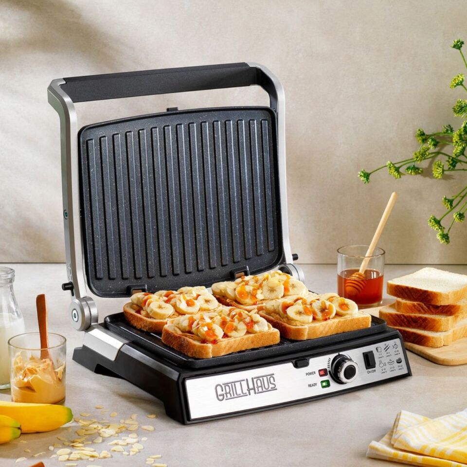 Schafer Grill Haus Tost Makinesi-Siyah