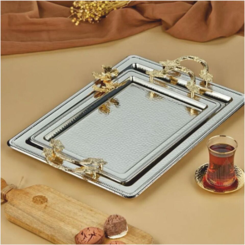 Cooker 5 Ckr3249 Dikdörtgen 2'Li Metal Tepsi Seti(10)