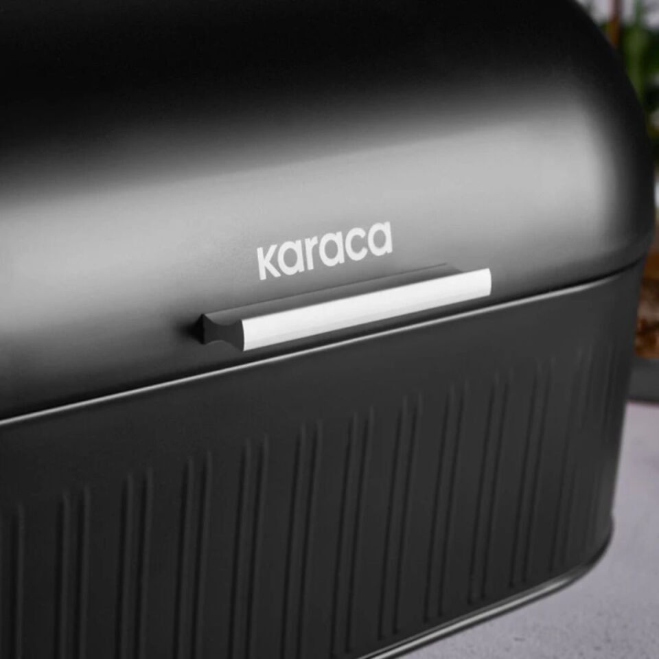 Karaca Aren Ekmek Kutusu XL Saklama Kabı Hediyeli Siyah