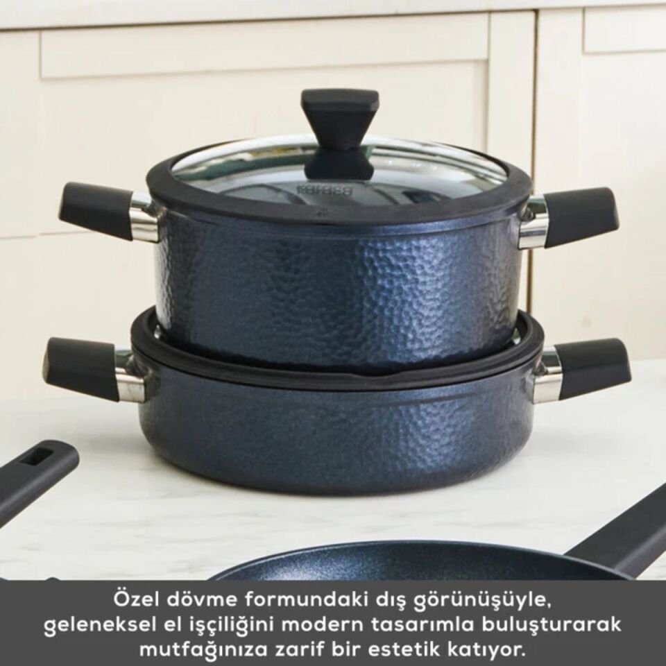 Karaca Biodiamond Dante İndüksiyon Tabanlı 7 Parça Tencere Seti