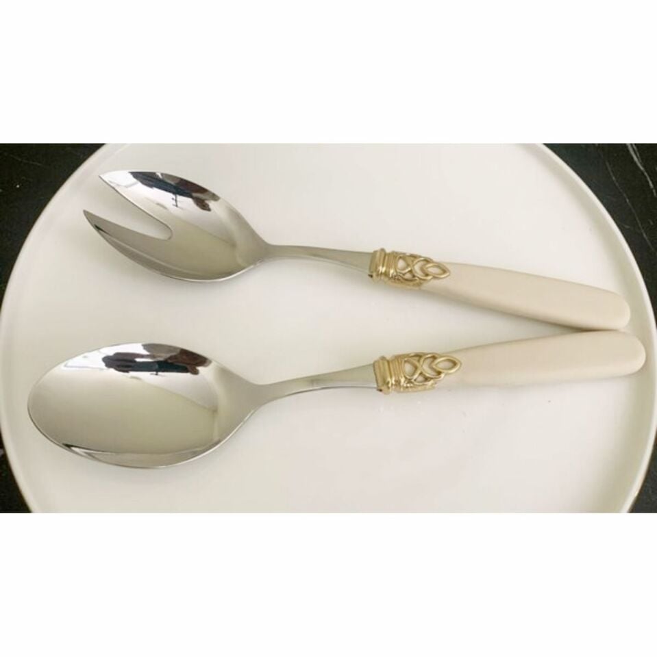 REKABET D-D 270GIGS-SAV DD 76 GIOIELLO 2 PRÇ.SALATA SERVİS GOLD SILK IVORY
