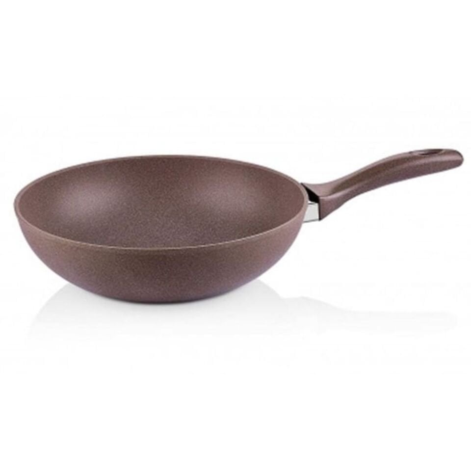 Safınox Saflon Granit Line Wok 28Cm Tava-Kahve