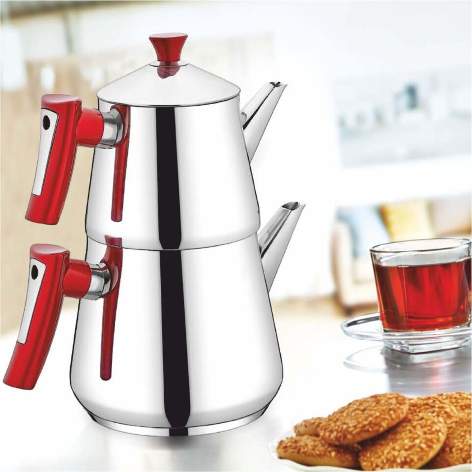 Safınox Vısıon Çaydanlık Aile Boyu Kırmızı