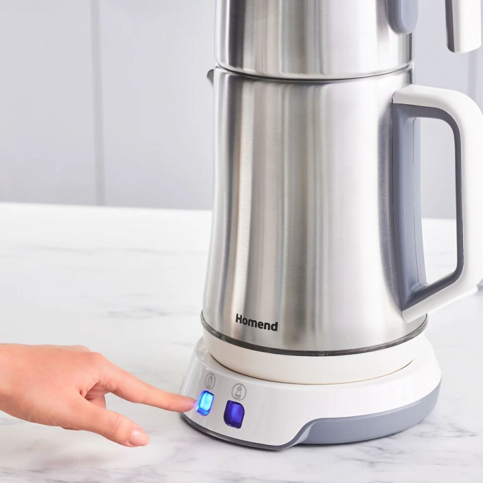 Emsan Homend Royaltea Elegant 1775H Konuşan Çay Makinesi Inox