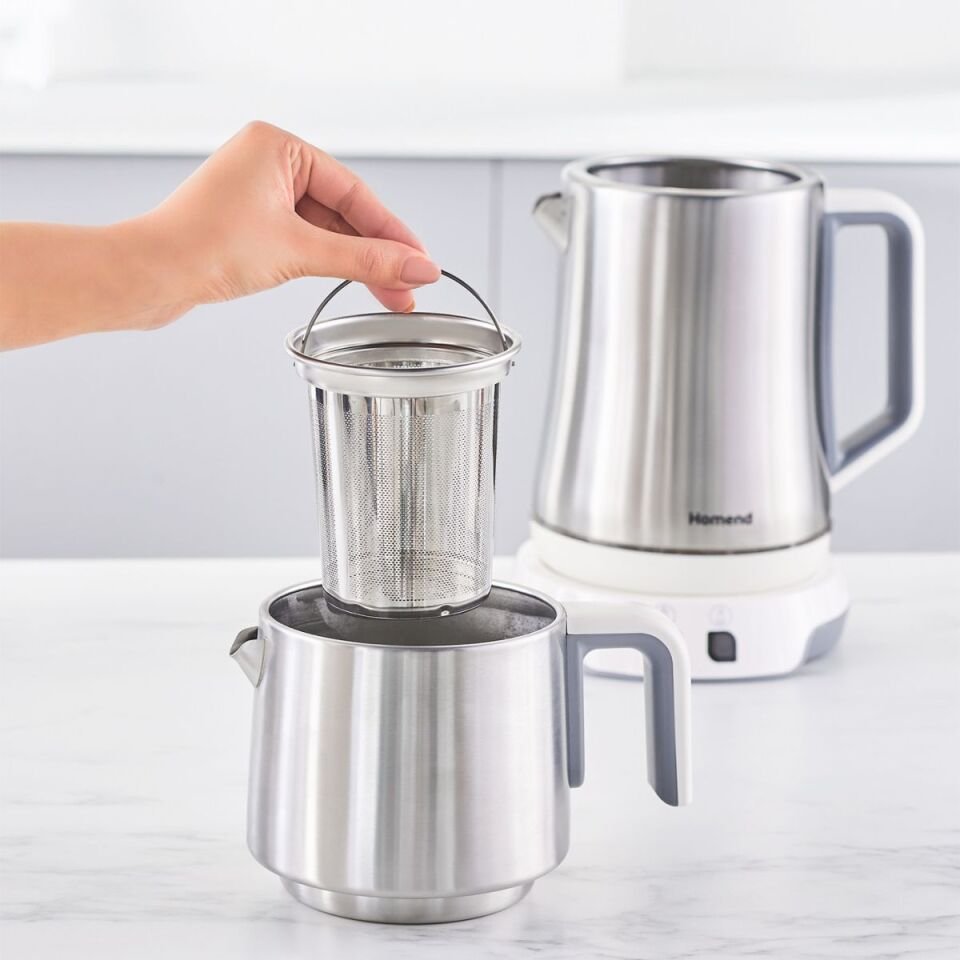 Emsan Homend Royaltea Elegant 1775H Konuşan Çay Makinesi Inox