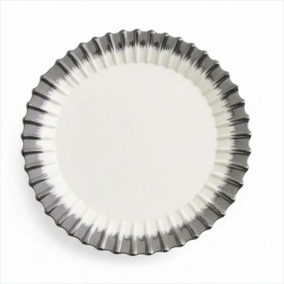 REKABET GBS 010 LINE SILVER YUVARLAK SUNUM TABAK 33 CM