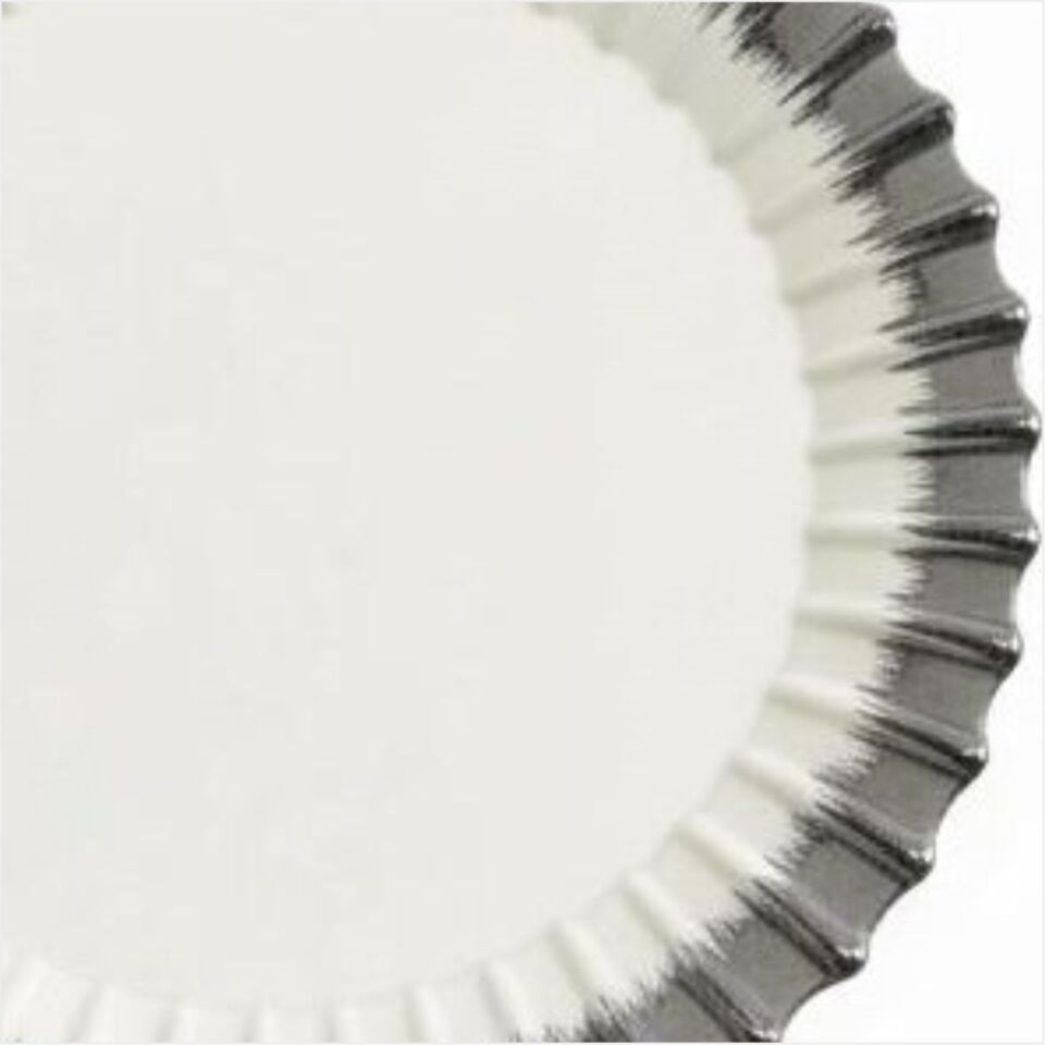 REKABET GBS 010 LINE SILVER YUVARLAK SUNUM TABAK 33 CM