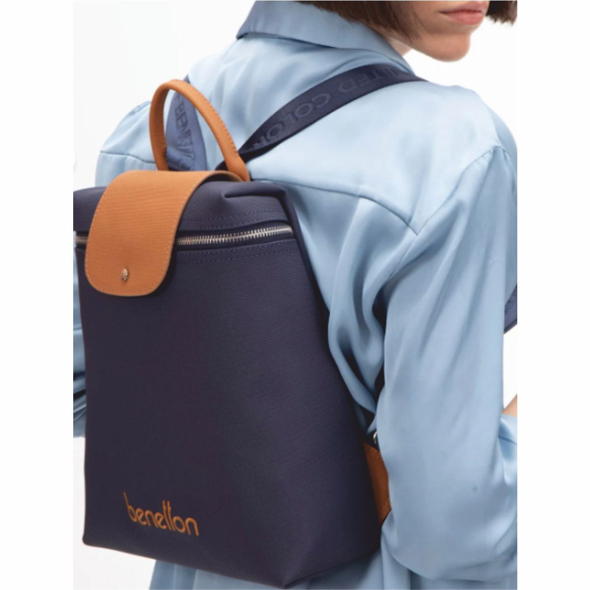 Benetton BNT-1608United Colors Of Benetton Sırt Çantası Lacivert-Camel