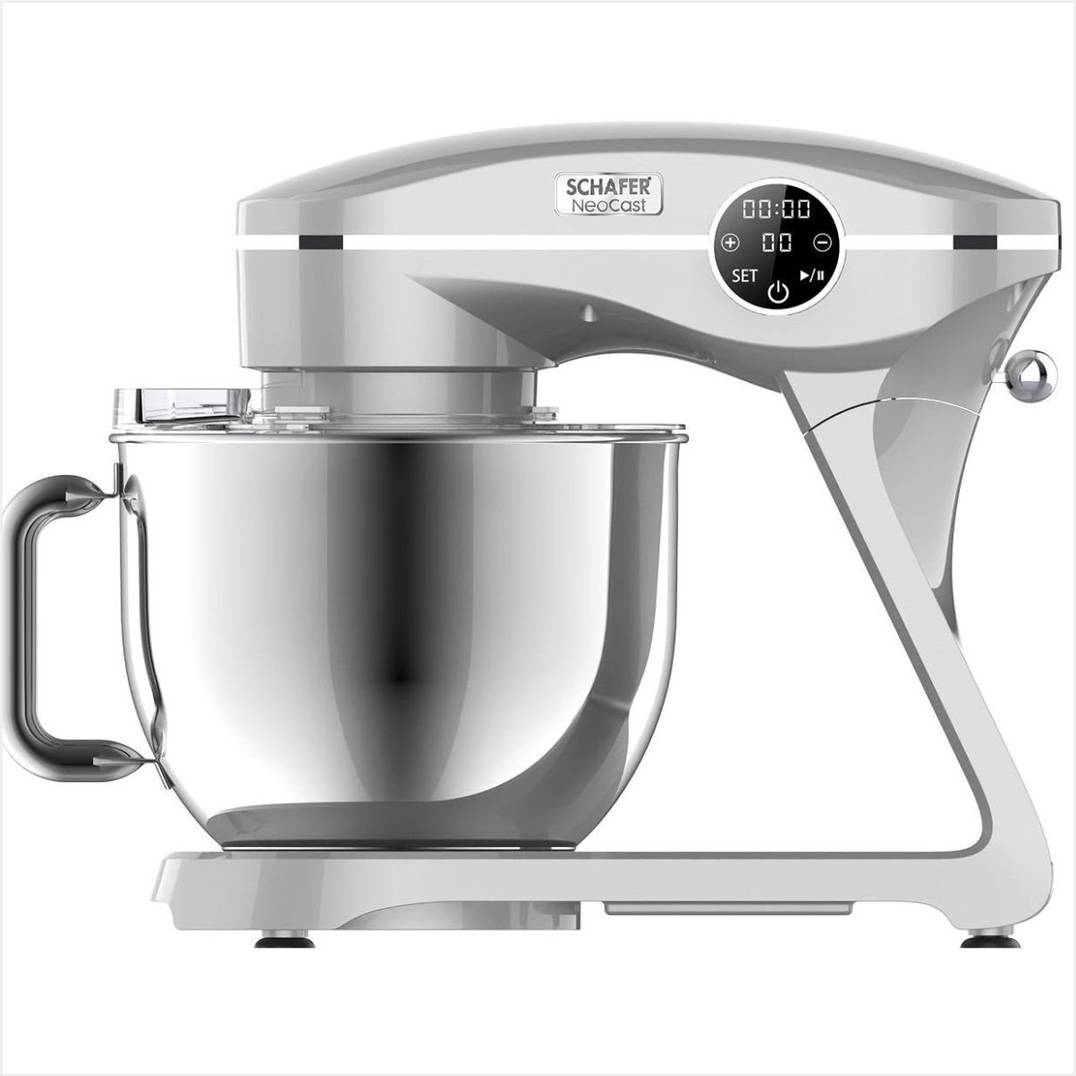 Schafer Neocast Dijital Döküm Stand Mikser Gümüş