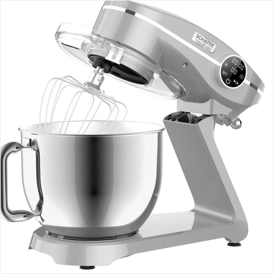 Schafer Neocast Dijital Döküm Stand Mikser Gümüş