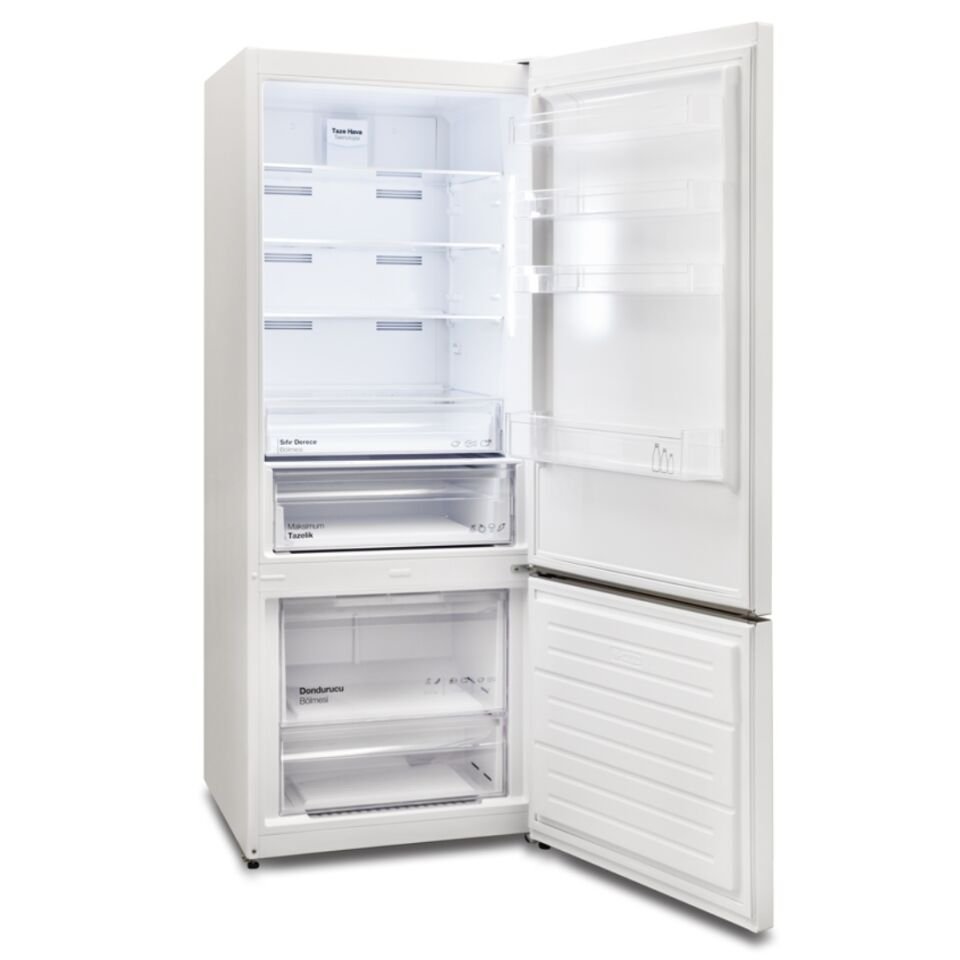 Vestel NFK52102 E Wi-Fi Kombi No-Frost Buzdolabı Beyaz