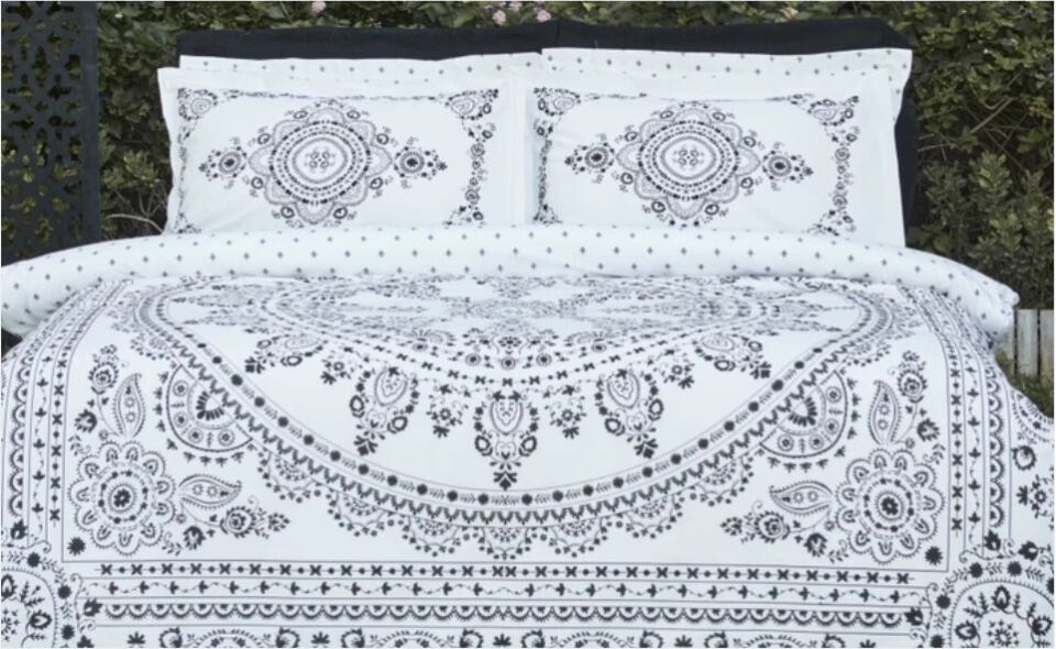 Karaca Home Orian Çift Kişilik Nish Set Siyah