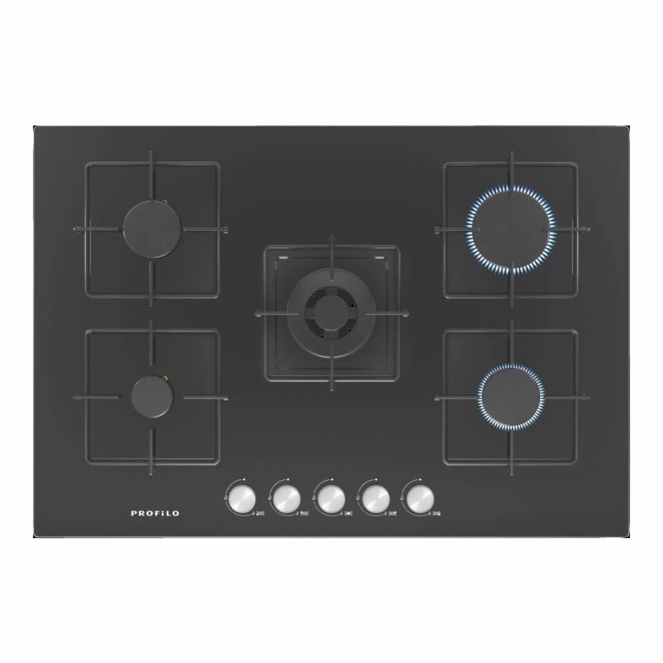 Profilo ON27Q6O12D Wok Gözlü Siyah Ankastre Ocak