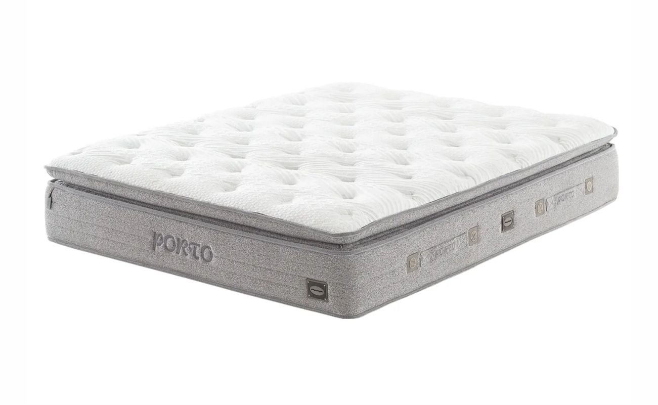 Porto 160X200 Yatak Bukle Gri Siyah