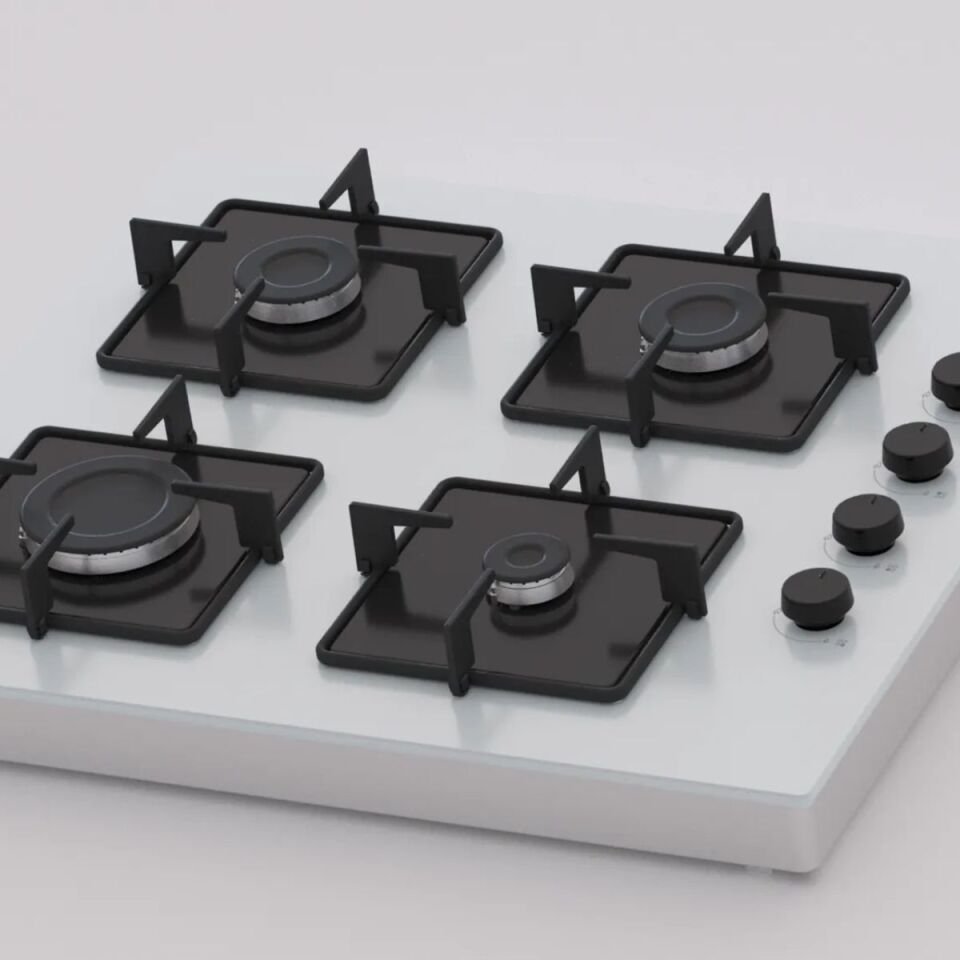 Profilo OE36P2P10L Beyaz Ankastre Ocak