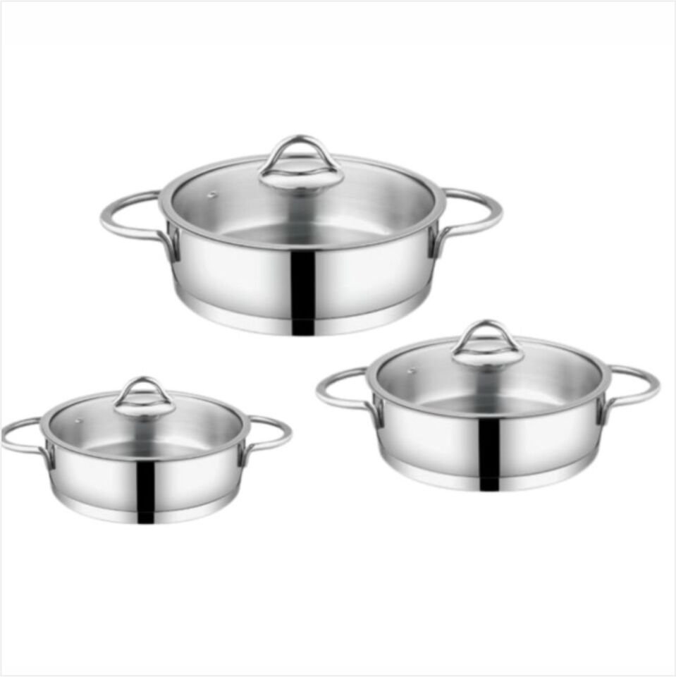 SAFINOX VISION 3LÜ SAHAN SETİ TEL KULPLU