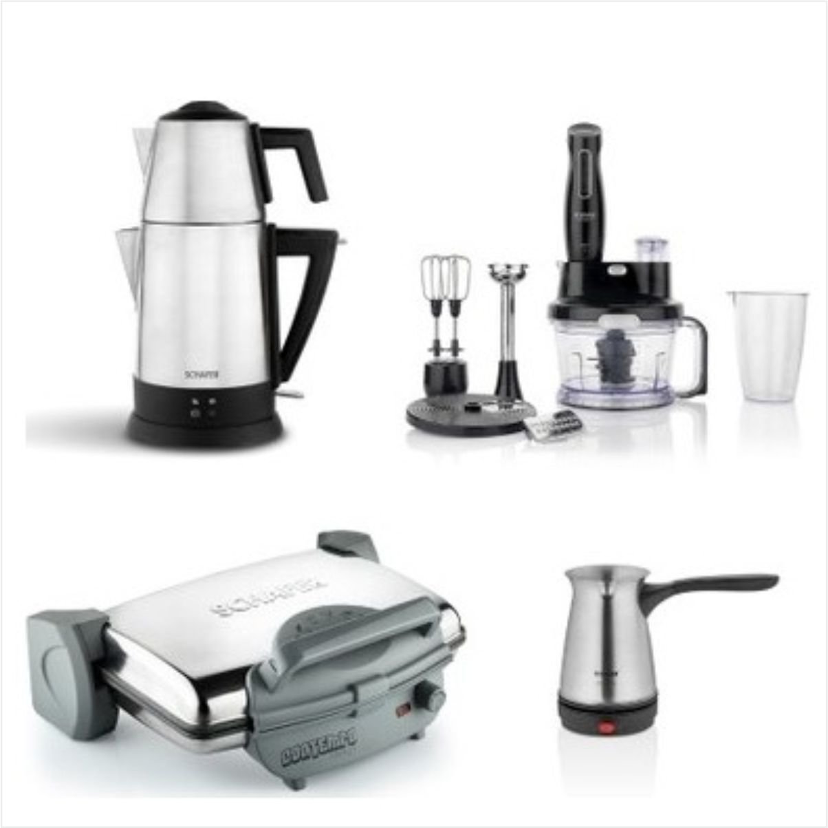 Schafer Kea Elektro Set Mega Inox 4'lü Çeyiz Paketi