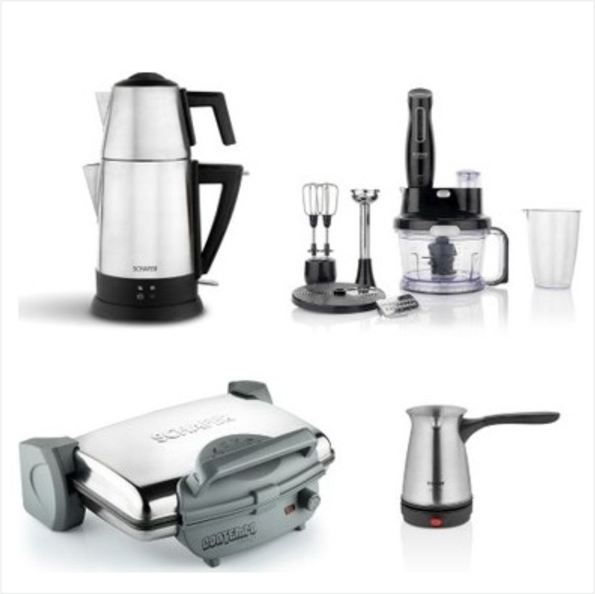 Schafer Kea Elektro Set Mega Inox 4'lü Çeyiz Paketi