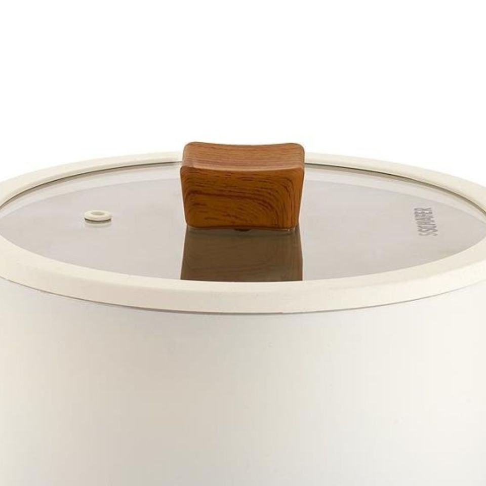 Schafer Ceramoni Seramik Derin Tencere 24Cm - Krem