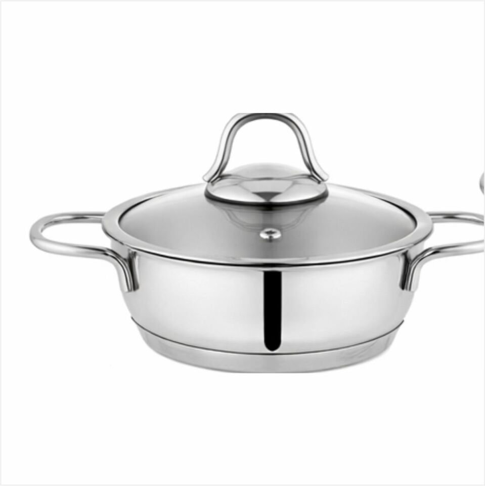 SCHAFER EVA ÇELİK SAHAN SETİ-6 PARÇA-INOX