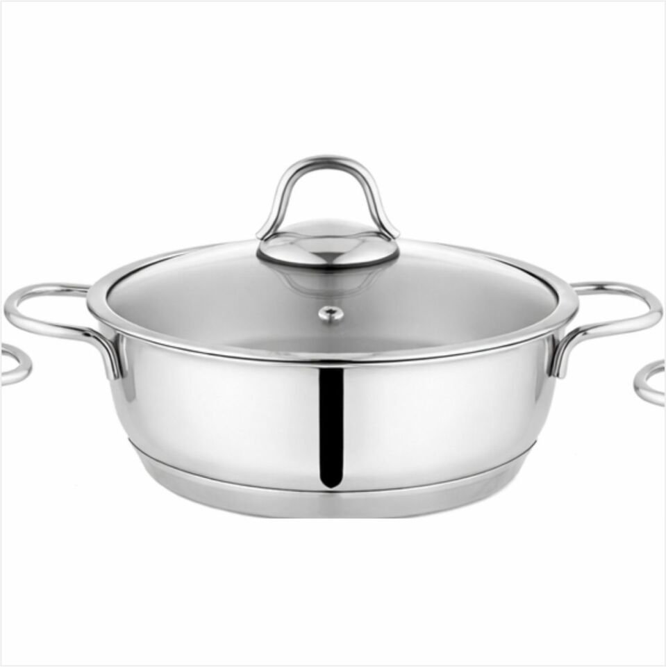 SCHAFER EVA ÇELİK SAHAN SETİ-6 PARÇA-INOX
