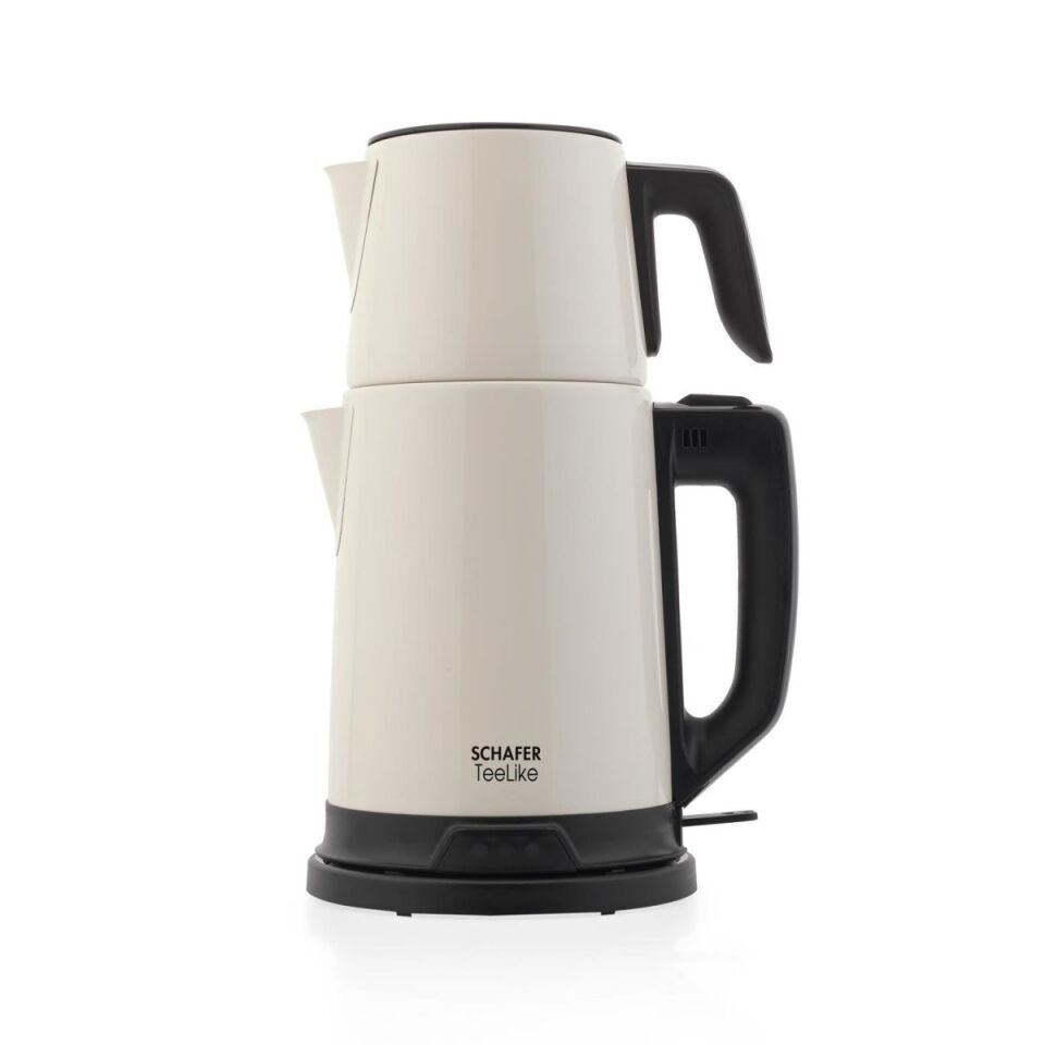 Schafer Teelıke Elektrili Çay Makinesi Krem
