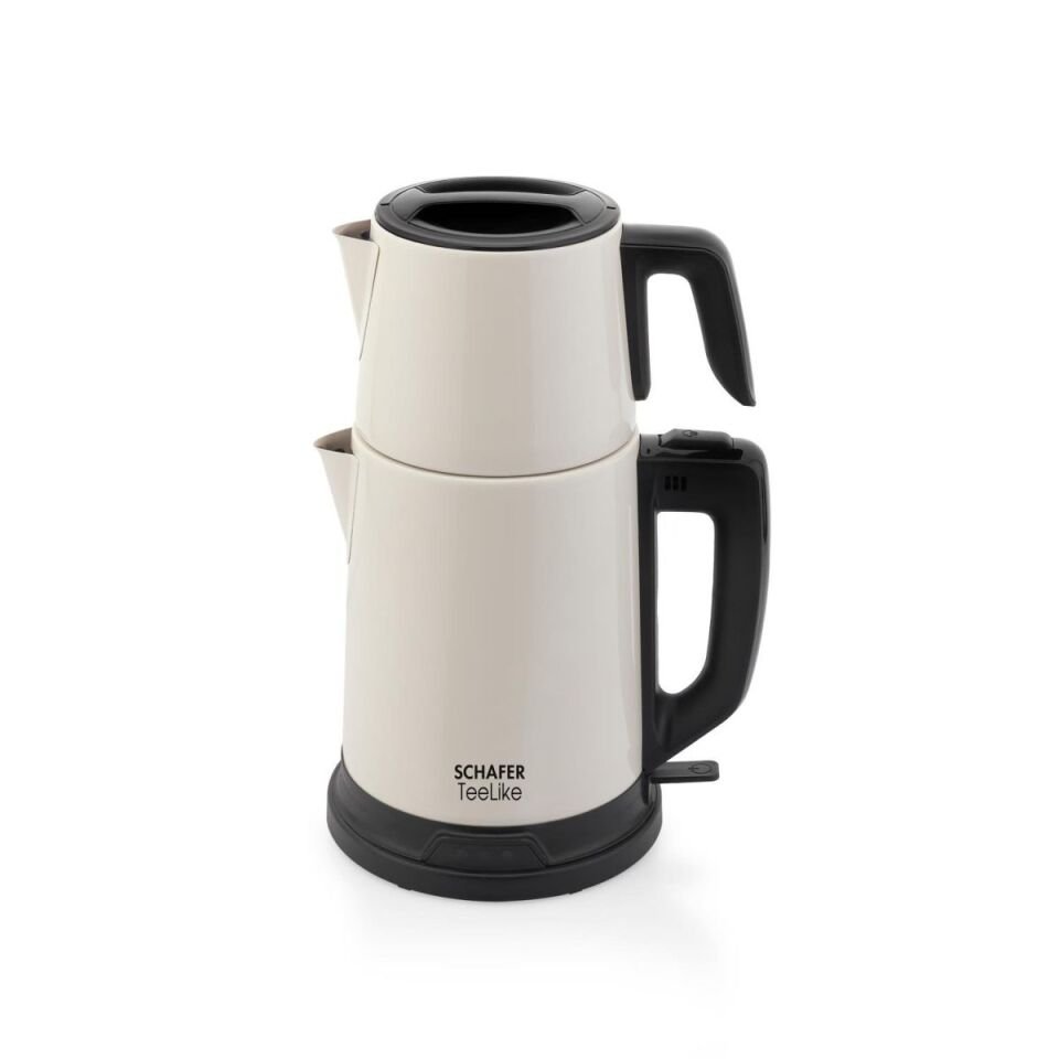 Schafer Teelıke Elektrili Çay Makinesi Krem