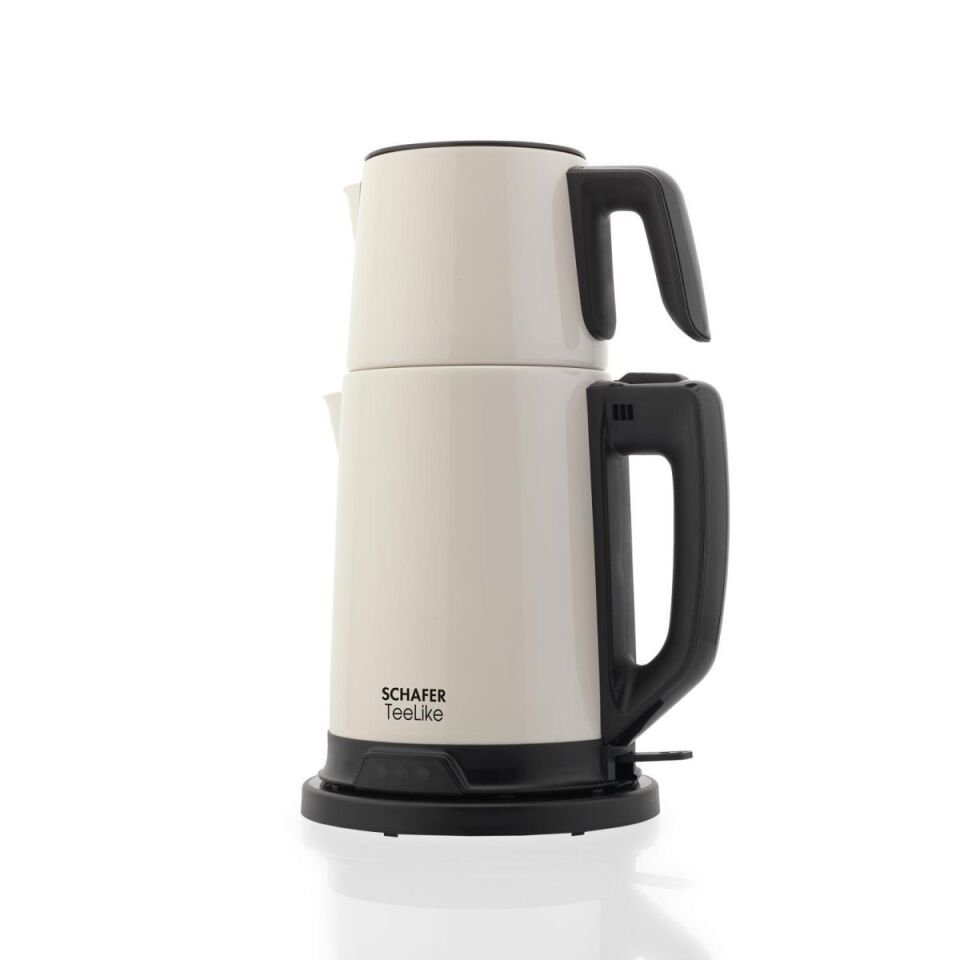 Schafer Teelıke Elektrili Çay Makinesi Krem