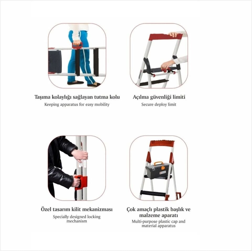 DEVECİOĞLU NOAX 3+1 MERDİVEN