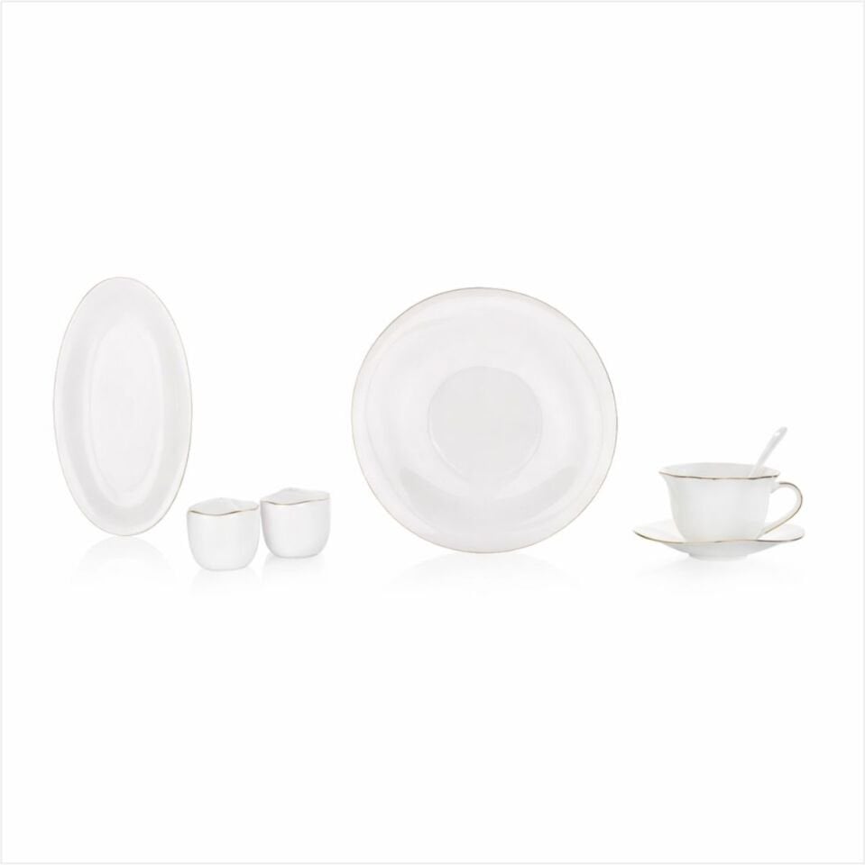 SCHAFER SUPERFİNE BONE ELİXİR KAHVALTI TAKIMI 32 PARÇA-GOLD