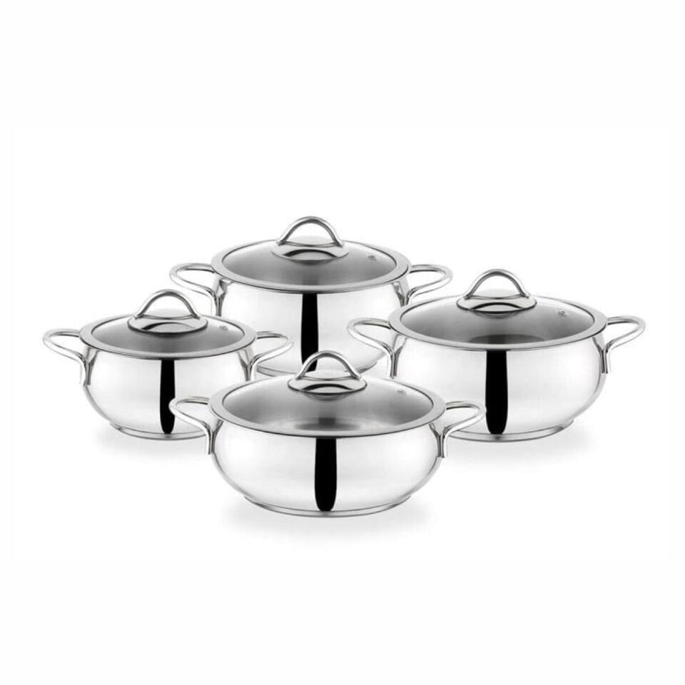 Schafer Cookhaus 8 Parça  Çelik Tencere Set İnox130002