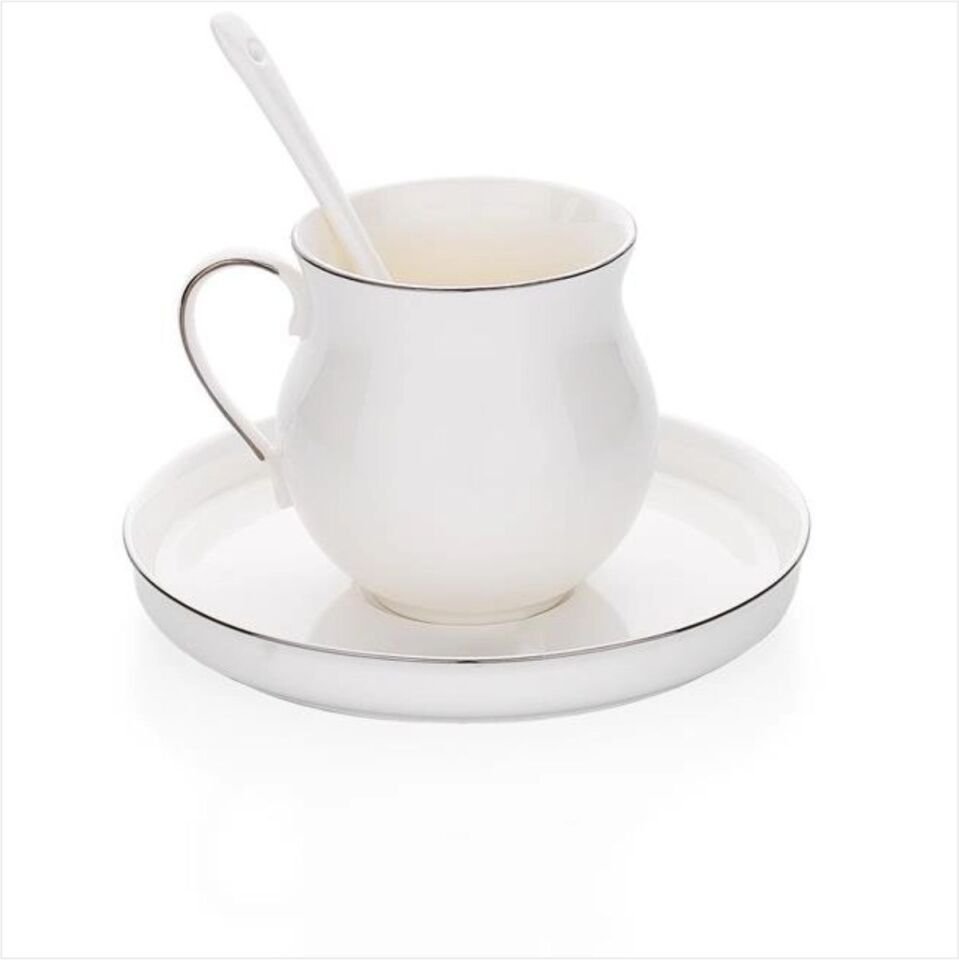 SCHAFER SUPERFİNE BONE LUMİERE KAHVALTI TAKIMI 32 PARÇA PLATİN