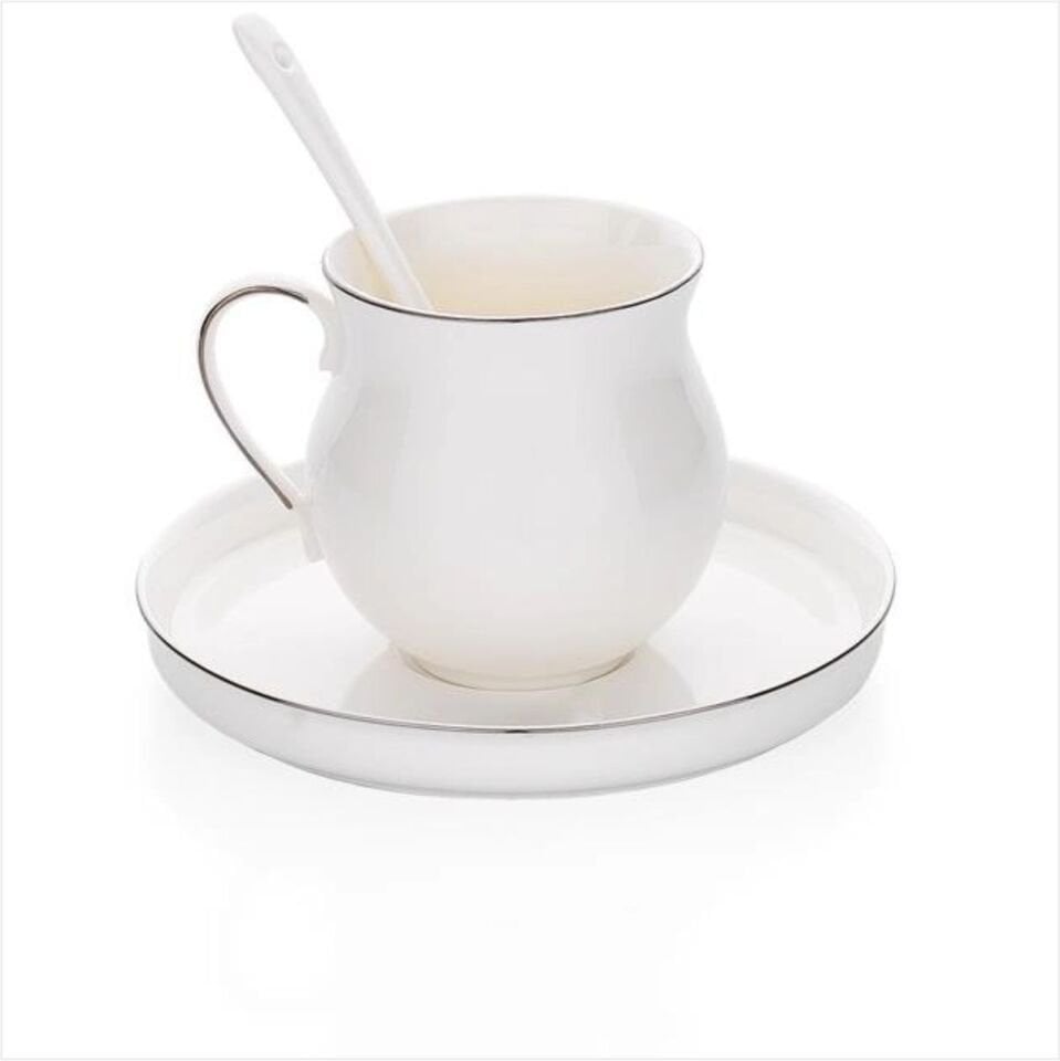 SCHAFER SUPERFİNE BONE LUMİERE KAHVALTI TAKIMI 32 PARÇA PLATİN