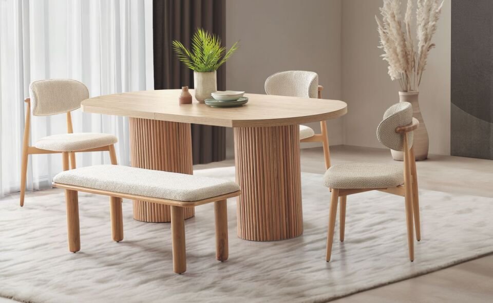 Bohem Yemek Odası Takımı