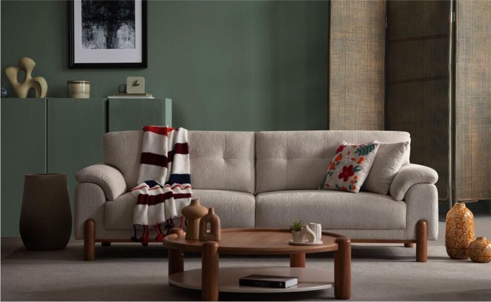 Desede Pera Koltuk Takımı 3+3 Alvito 6302/ 1+1 Alvito6710