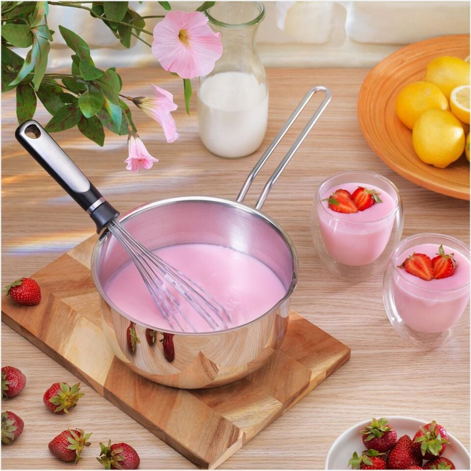 SCHAFER HELD ÇELİK KAÇEROLA 18 CM 1 PARÇA-INOX