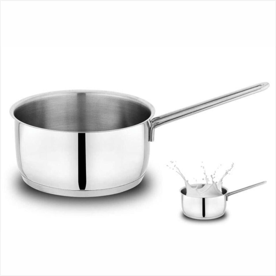 SCHAFER HELD ÇELİK KAÇEROLA 18 CM 1 PARÇA-INOX