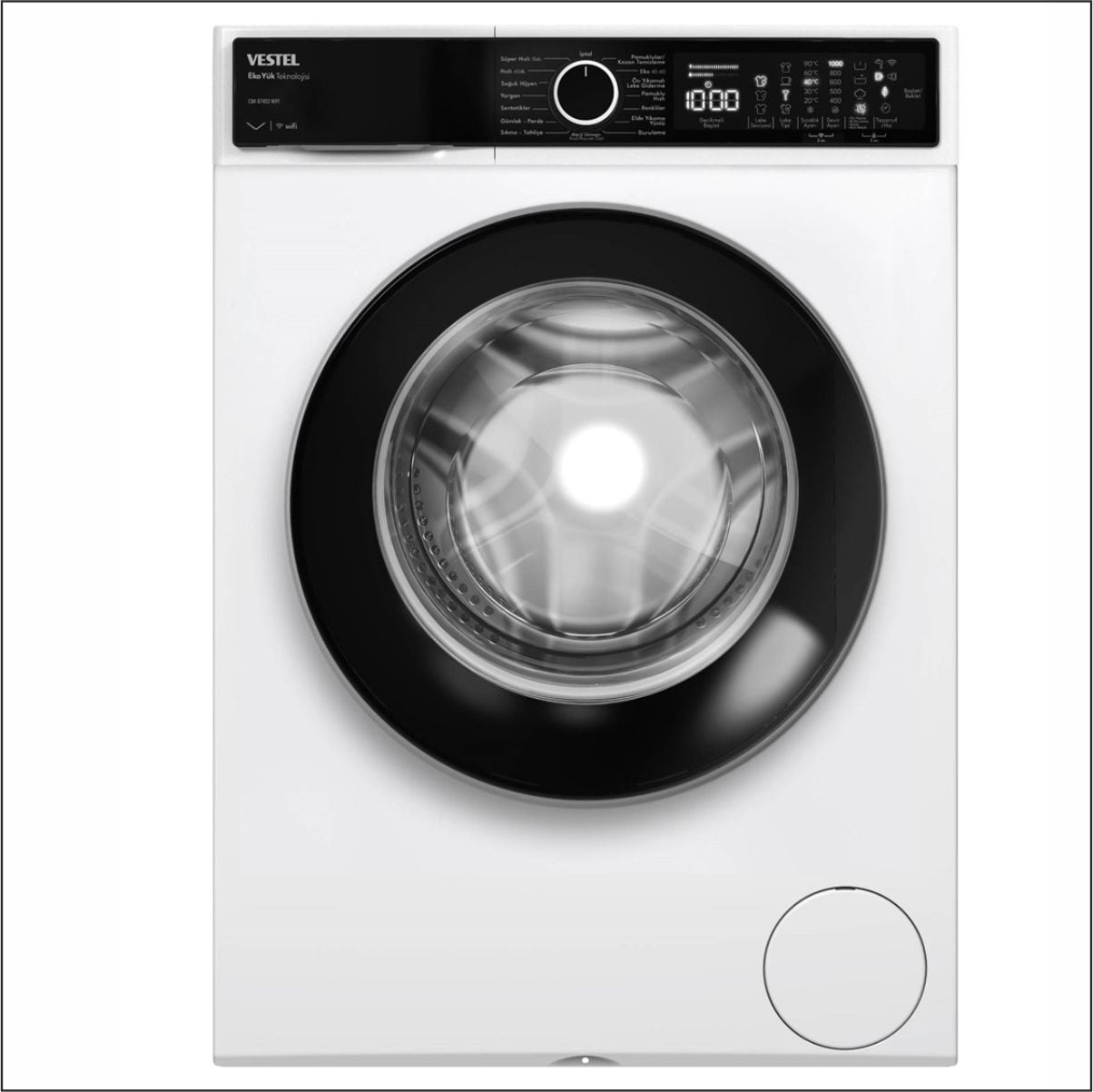 VESTEL CMI 97402 G WIFI 9 KG 1000 DEVİR ÇAMAŞIR MAKİNESİ-20350197