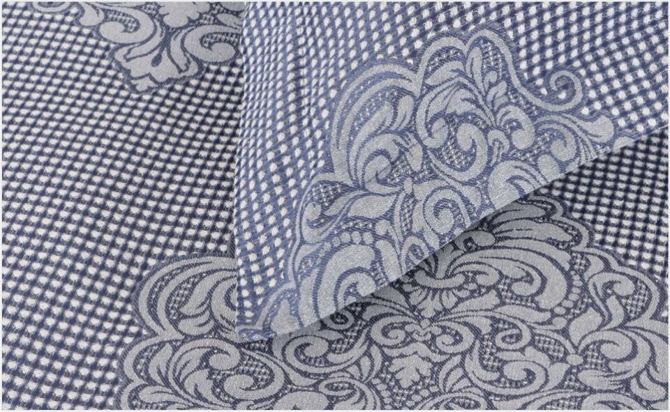 Karaca Home Amelie İndigo Çift Kişilik Yatak Örtüsü Set