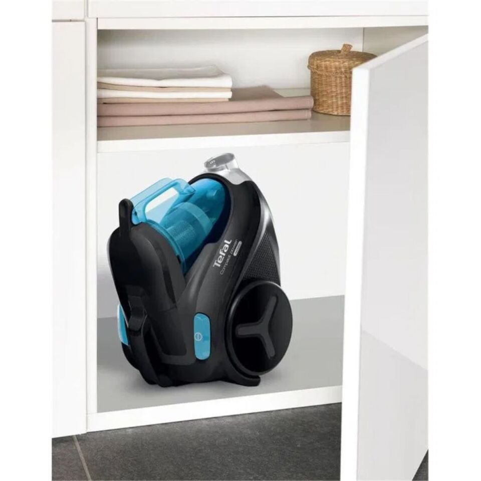 Tefal TW3751 Compact Power Cyclonic Toz Torbasız Elektrikli Süpürge - Mavi