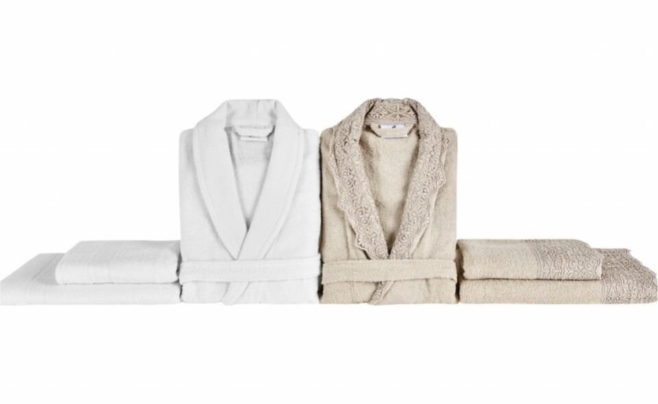 Karaca Home Otto Aile Banyo Seti Bej Offwhite