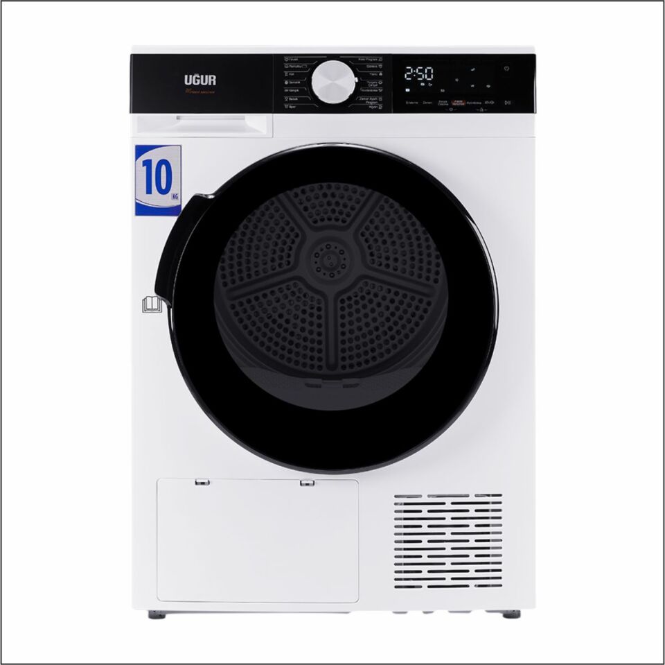 UĞUR UKM 3103 B301 10 KG ÇAMAŞIR KURUTMA MAKİNESİ BEYAZ