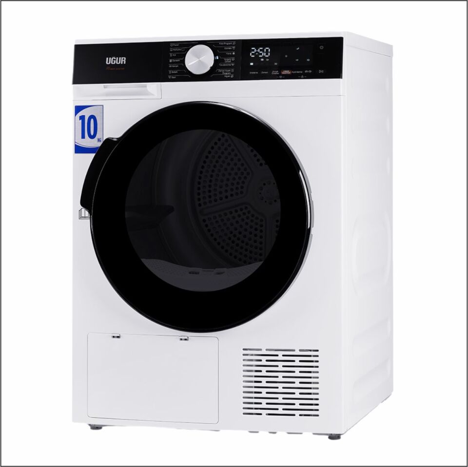 UĞUR UKM 3103 B301 10 KG ÇAMAŞIR KURUTMA MAKİNESİ BEYAZ