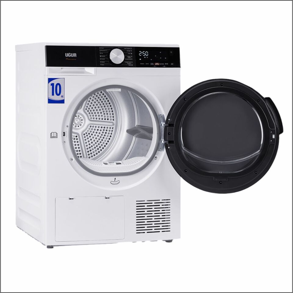 UĞUR UKM 3103 B301 10 KG ÇAMAŞIR KURUTMA MAKİNESİ BEYAZ