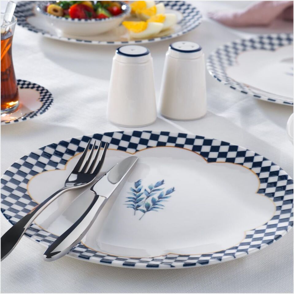 SCHAFER SUZZY KAHVALTI TAKIMI 32 PARÇA-MAVİ